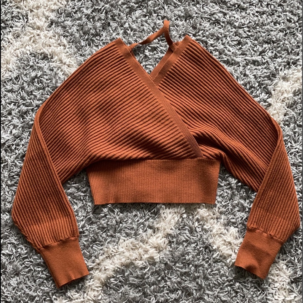 Savannah 7s boutique Burnt orange sweater
